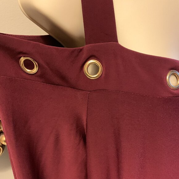 NEW Maroon Open Shoulder Top by Coco Bianco - Picture 3 of 4